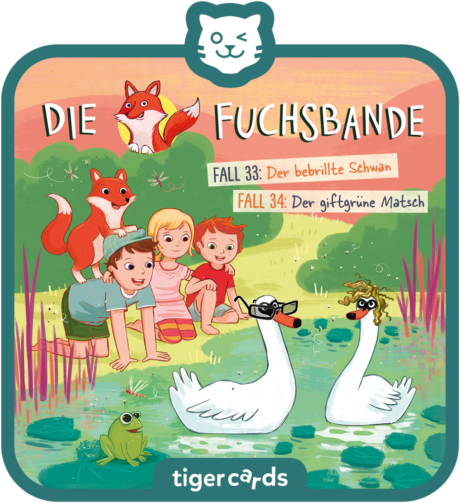 Coverbild - tigercard - Die Fuchsbande: Der bebrillte Schwan / Der giftgrüne Matsch