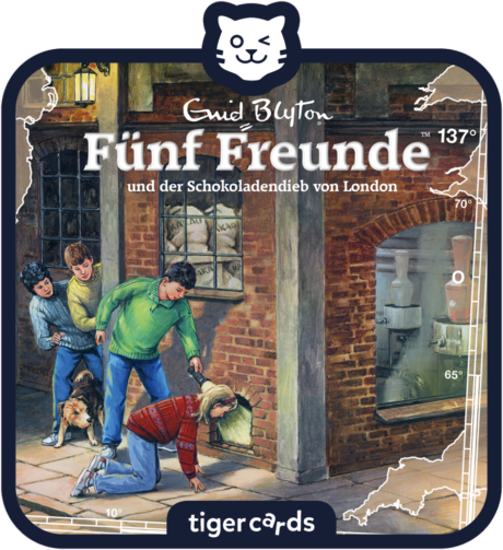 Coverbild - tigercard - Fünf Freunde: Und der Schokoladendieb von London