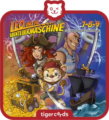 Coverbild - tigercard - Leo und die Abenteuermaschine: Die Schnitzeljagd-Trilogie