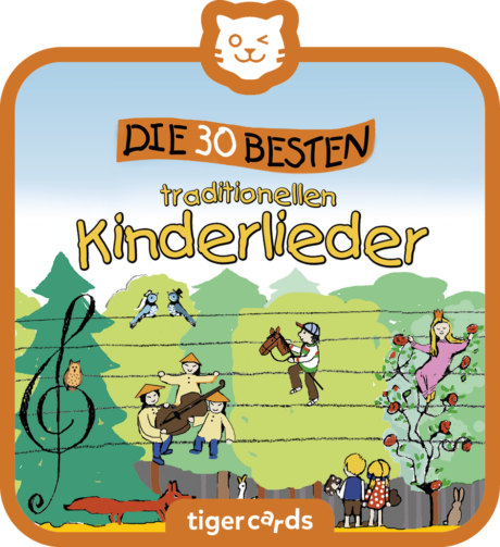 Coverbild - tigercard - Die 30 Besten: Die 30 besten traditionellen Kinderlieder